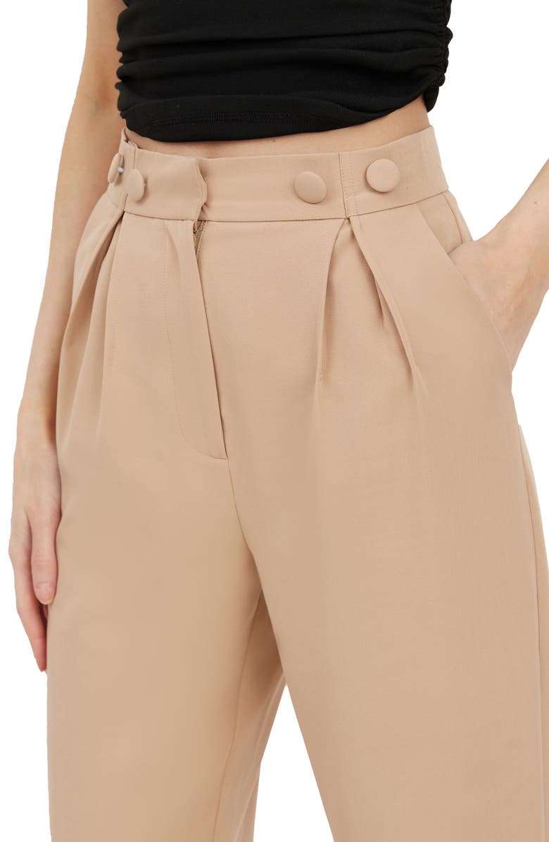 4th & Reckless Lindsay Button Waist Trousers, Alternate, color, 