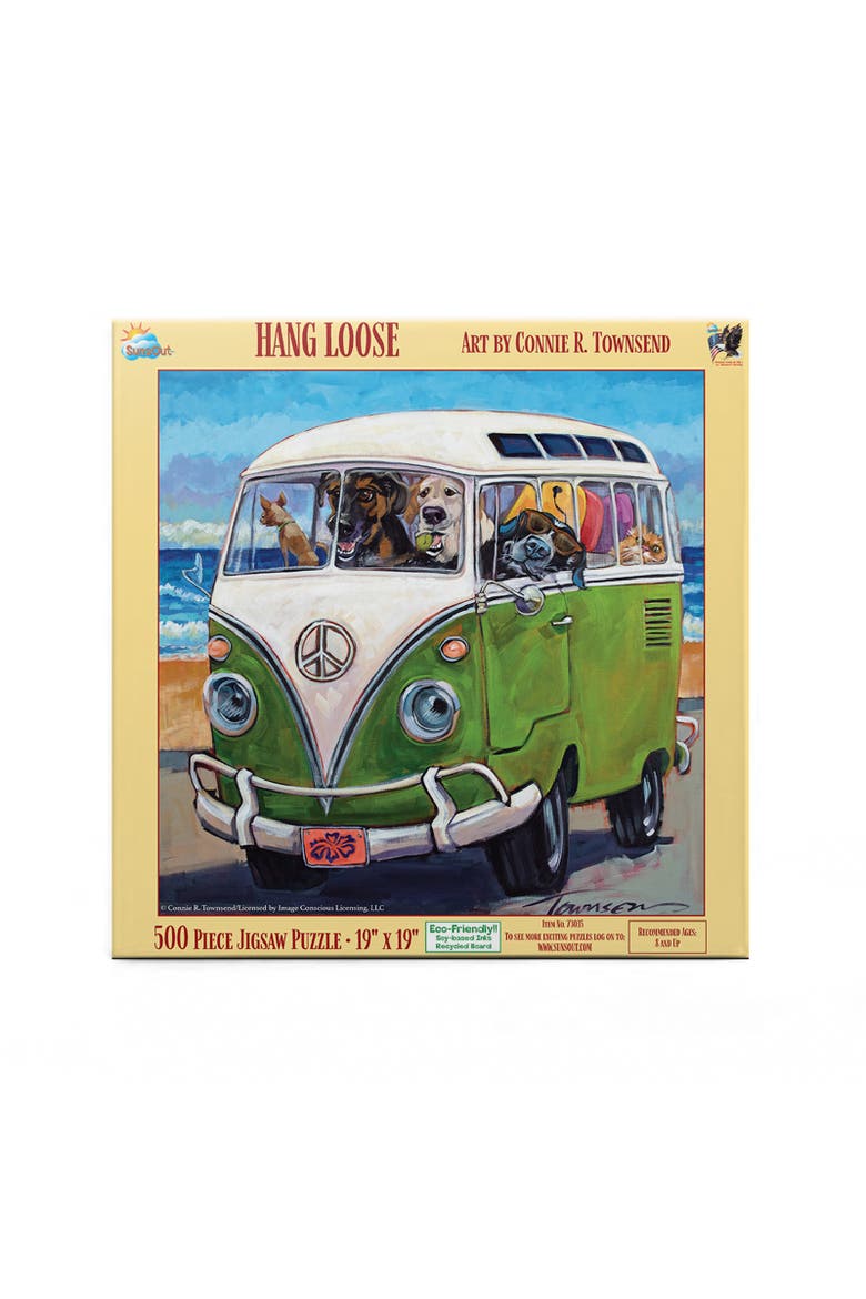 Hang Loose 500 piece Jigsaw Puzzle for Adults, Alternate, color, Multicolor
