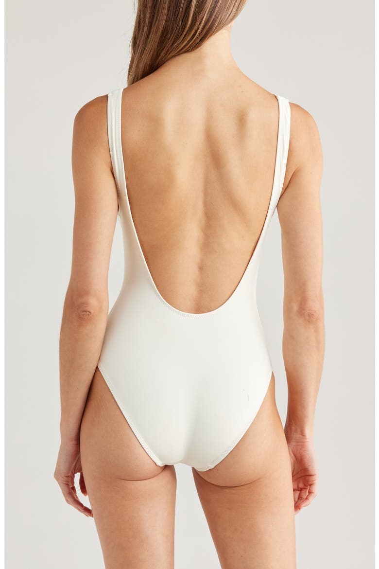 The Annemarie One-Piece Swimsuit, Alternate, color, BRULE