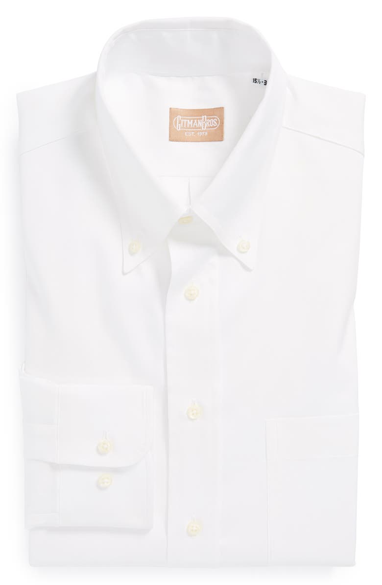 Gitman Regular Fit Pinpoint Cotton Oxford Button Down Dress Shirt, Alternate, color, 