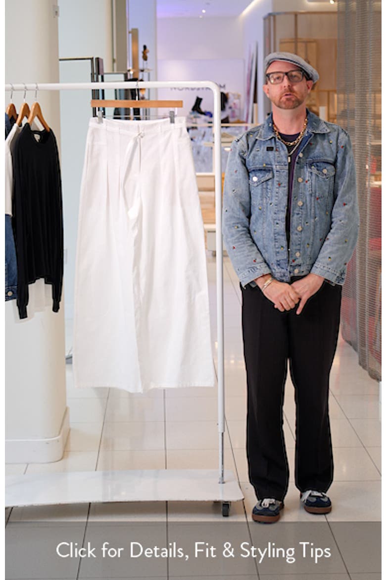 Aiden Belted Wide Leg Pants video