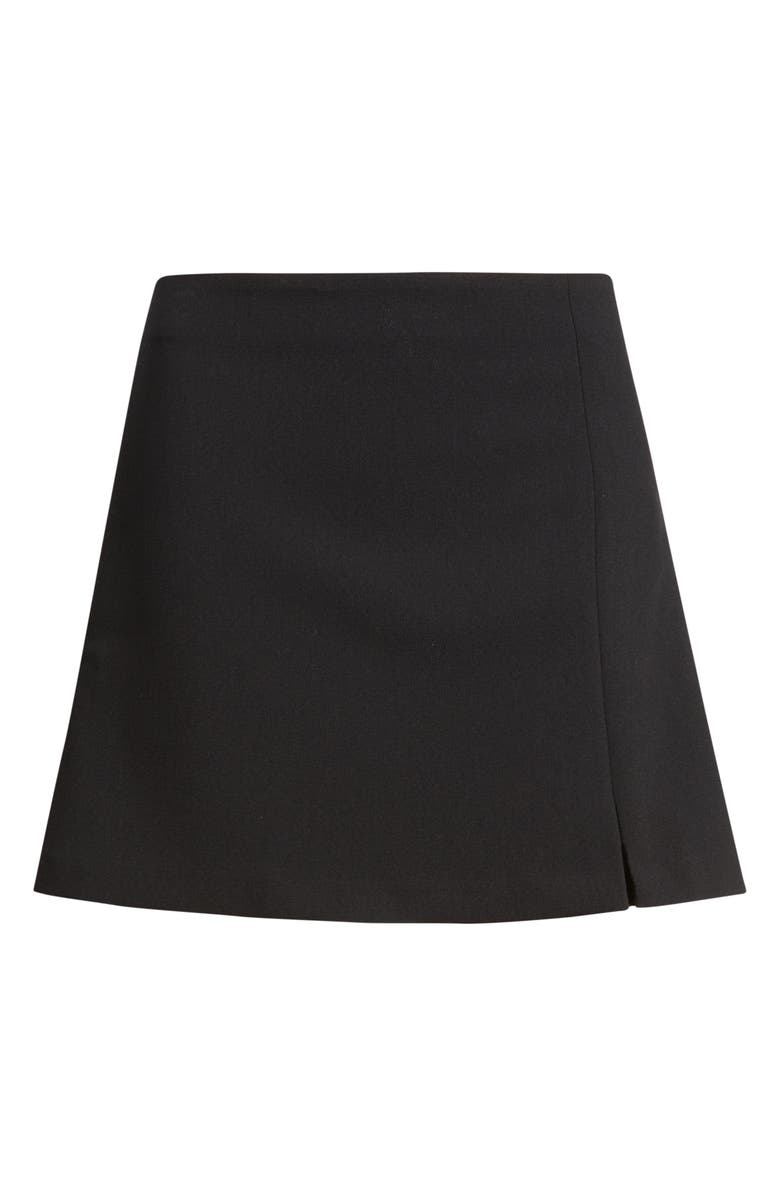 Open Edit The Icon A-Line Miniskirt, Alternate, color, Black