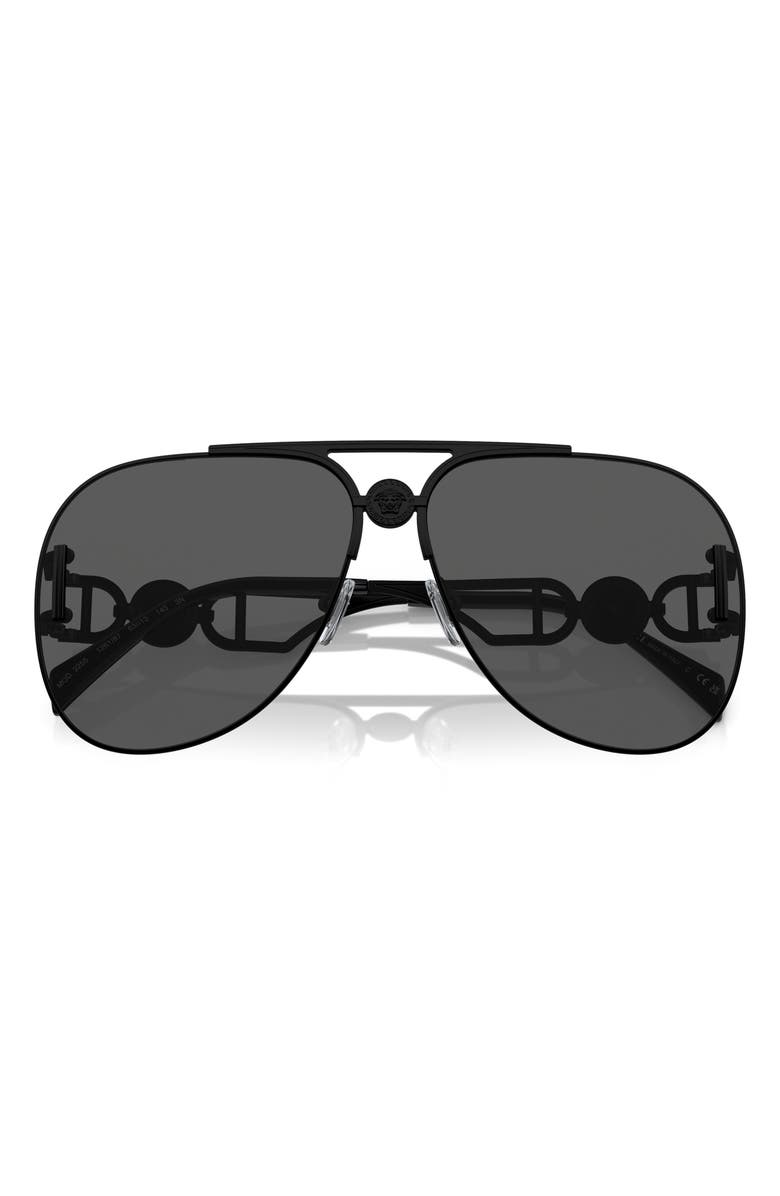 Versace 63mm Pilot Sunglasses, Alternate, color,