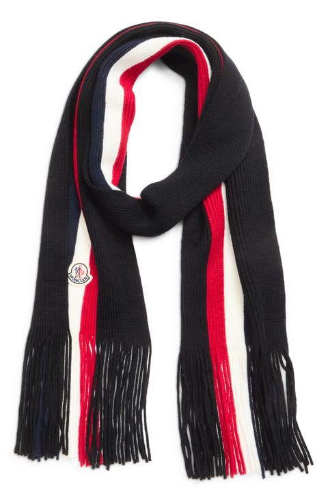 Virgin Wool Ribbed Scarf