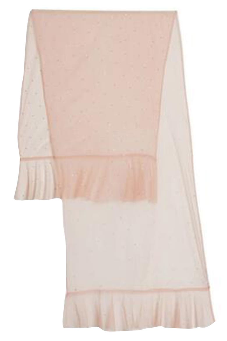 Glamazon Embellished Scarf, Alternate, color, BLUSH