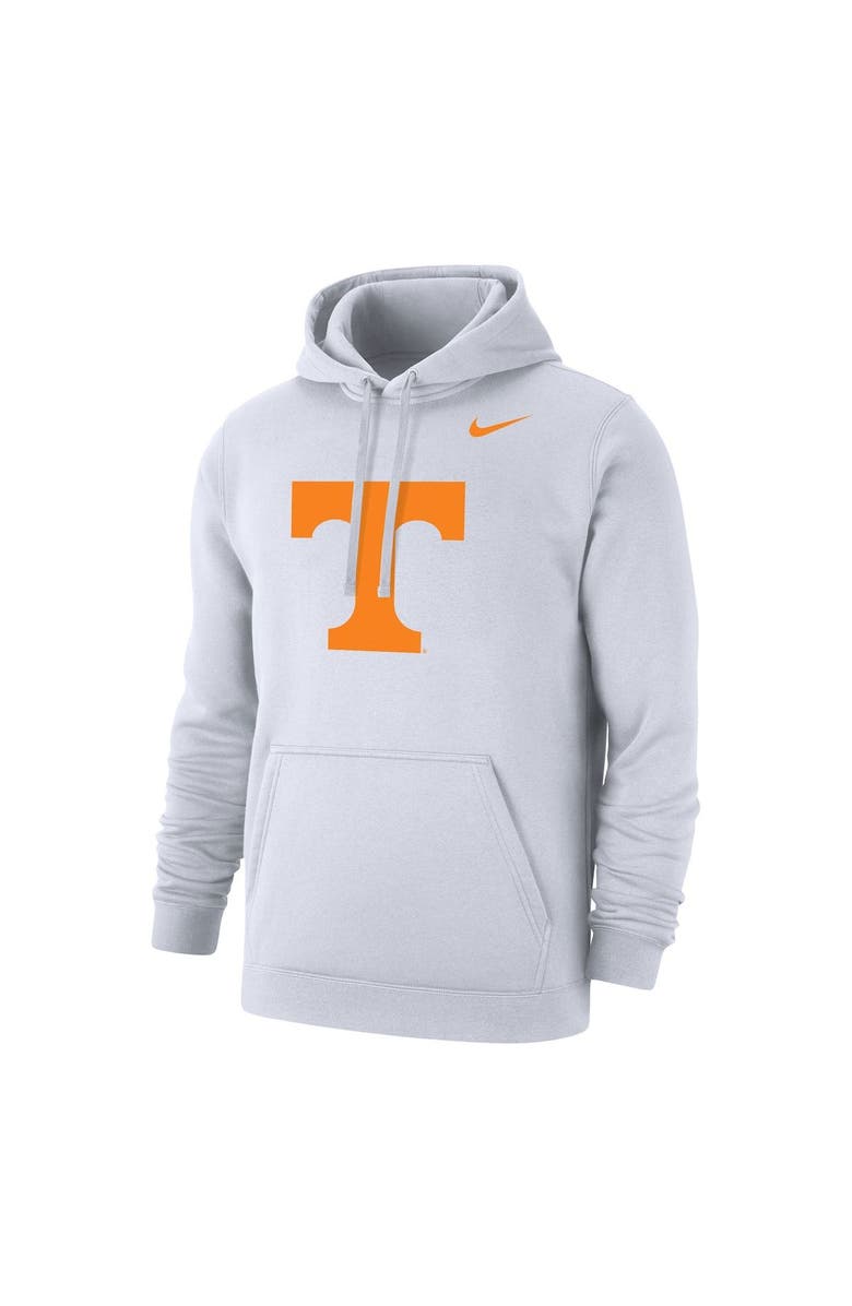 Nike Men's Nike White Tennessee Volunteers Logo Club Pullover Hoodie, Alternate, color, 