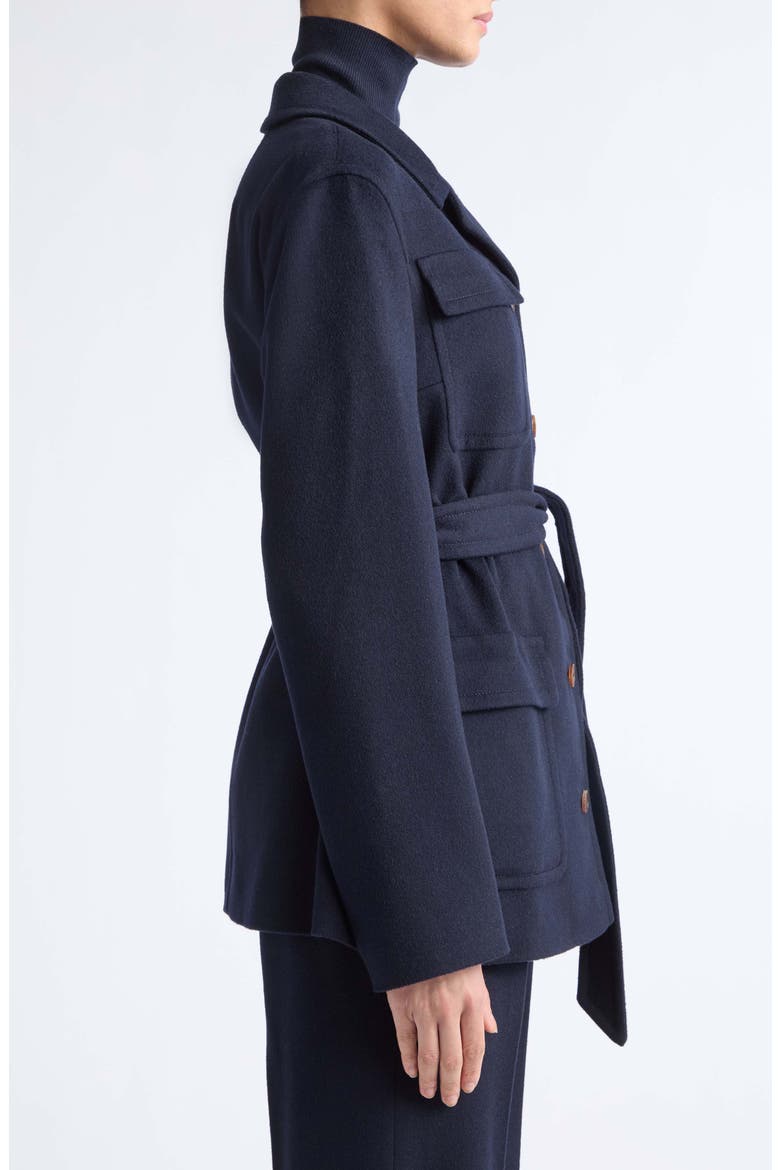 Camel Hair Belted Jacket, Alternate, color, INK