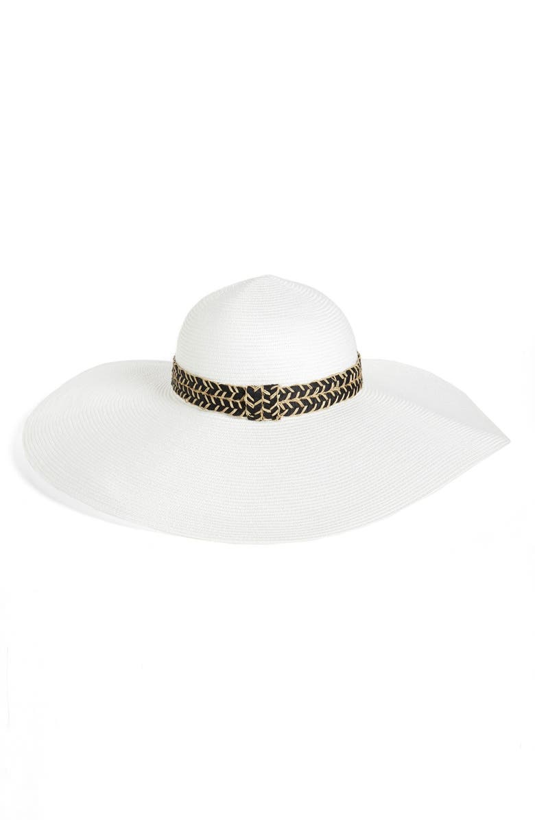 Nordstrom 'Drama' Floppy Hat, Main, color,