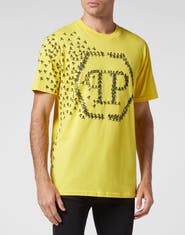 PHILIPP PLEIN T-Shirt Round Neck Ss Skull&Bones Men
