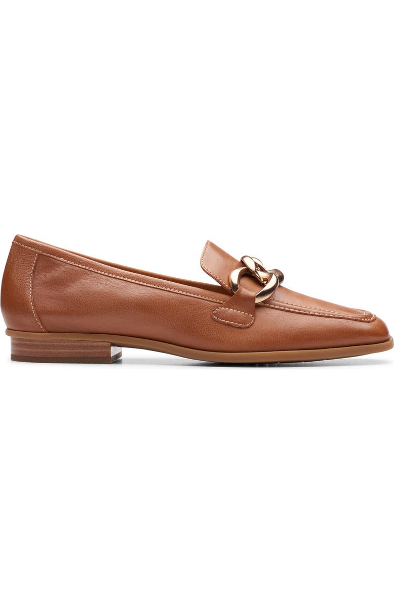 Clarks<sup>®</sup> Sarafyna Iris Loafer, Alternate, color, Tan Leather