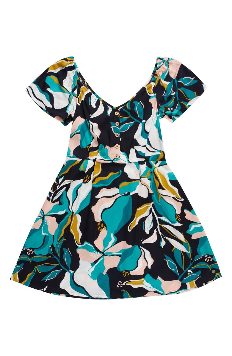 Roxy Shimmy Over Print Dress, Alternate, color, 