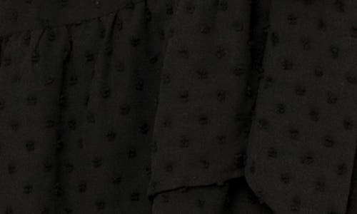 GIBSONLOOK GIBSONLOOK RUFFLES FOR DAYS CLIP DOT CHIFFON MINIDRESS 