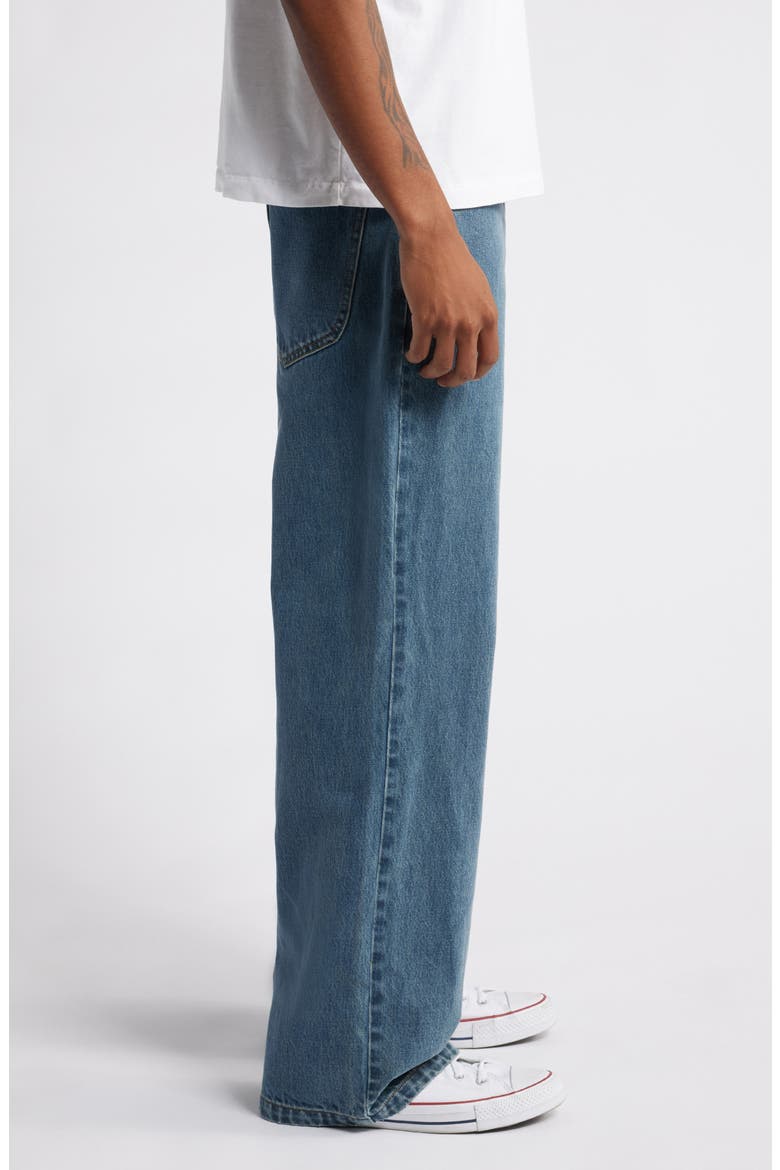 Nonstretch Baggy Jeans, Alternate, color, BLUE HAZE