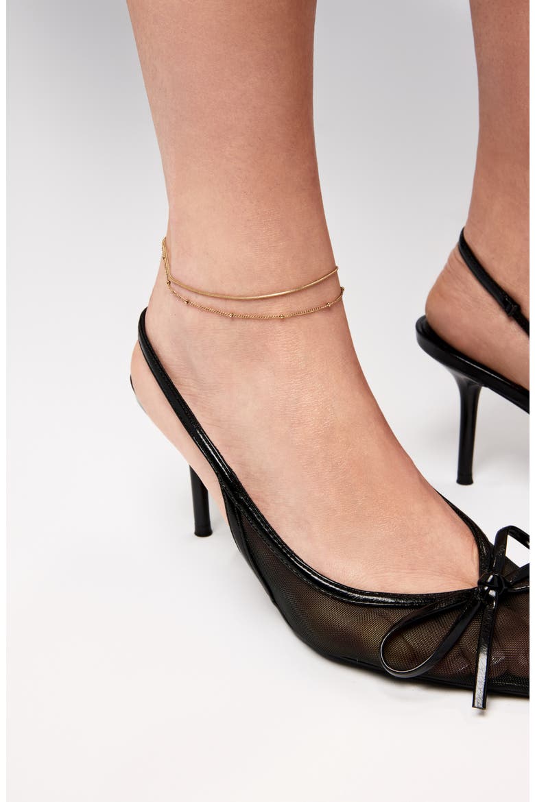 Gold Anklet - Hallie Anklet, Alternate, color, Gold