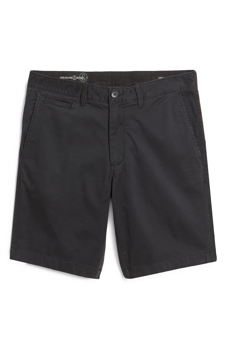 Treasure & Bond Men's Washed Twill Chino Shorts, Alternate, color, 