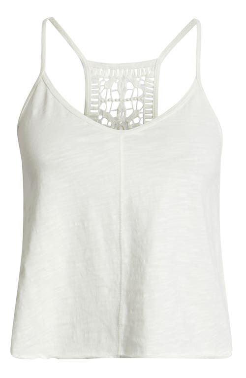 Bp. Racerback Crop Cotton Tank Top In White
