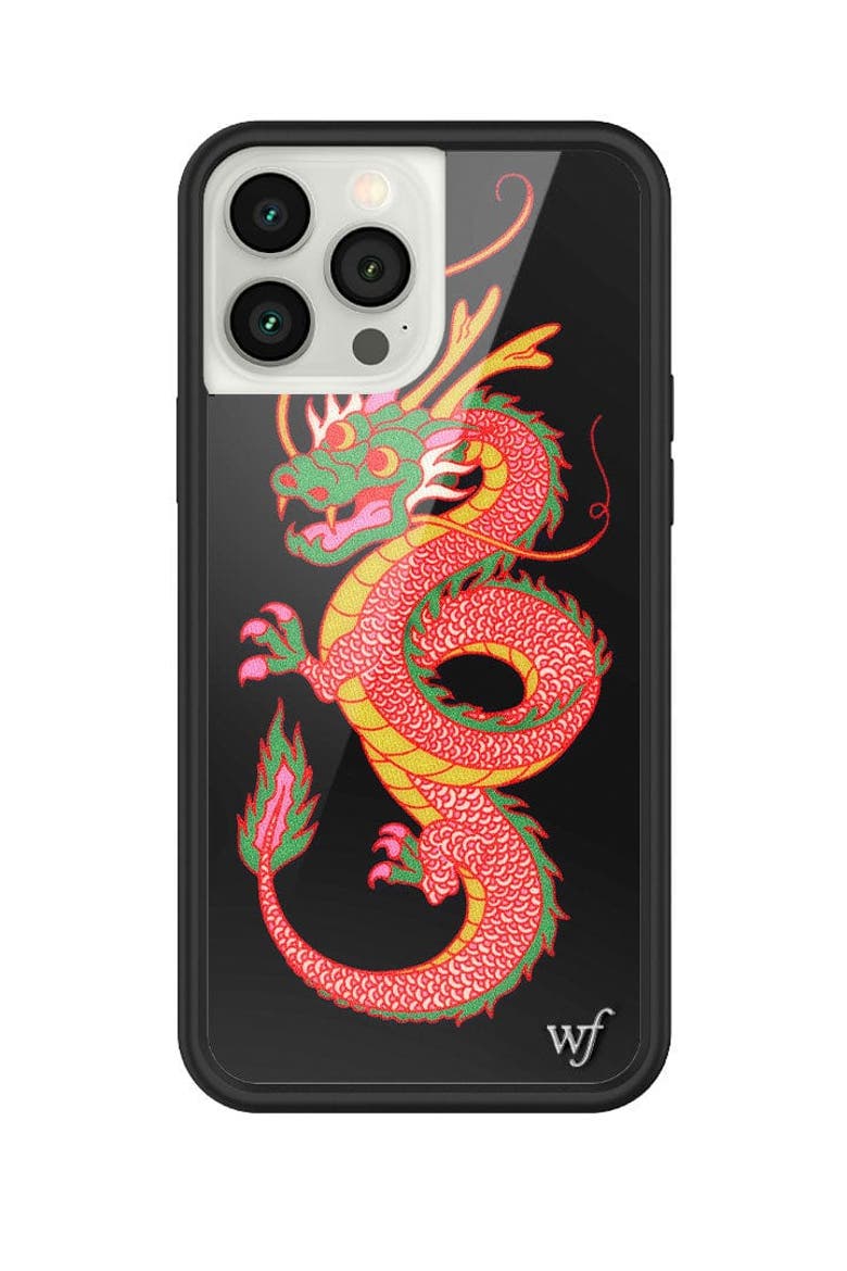 Year of the Dragon iPhone Case, Alternate, color, Black