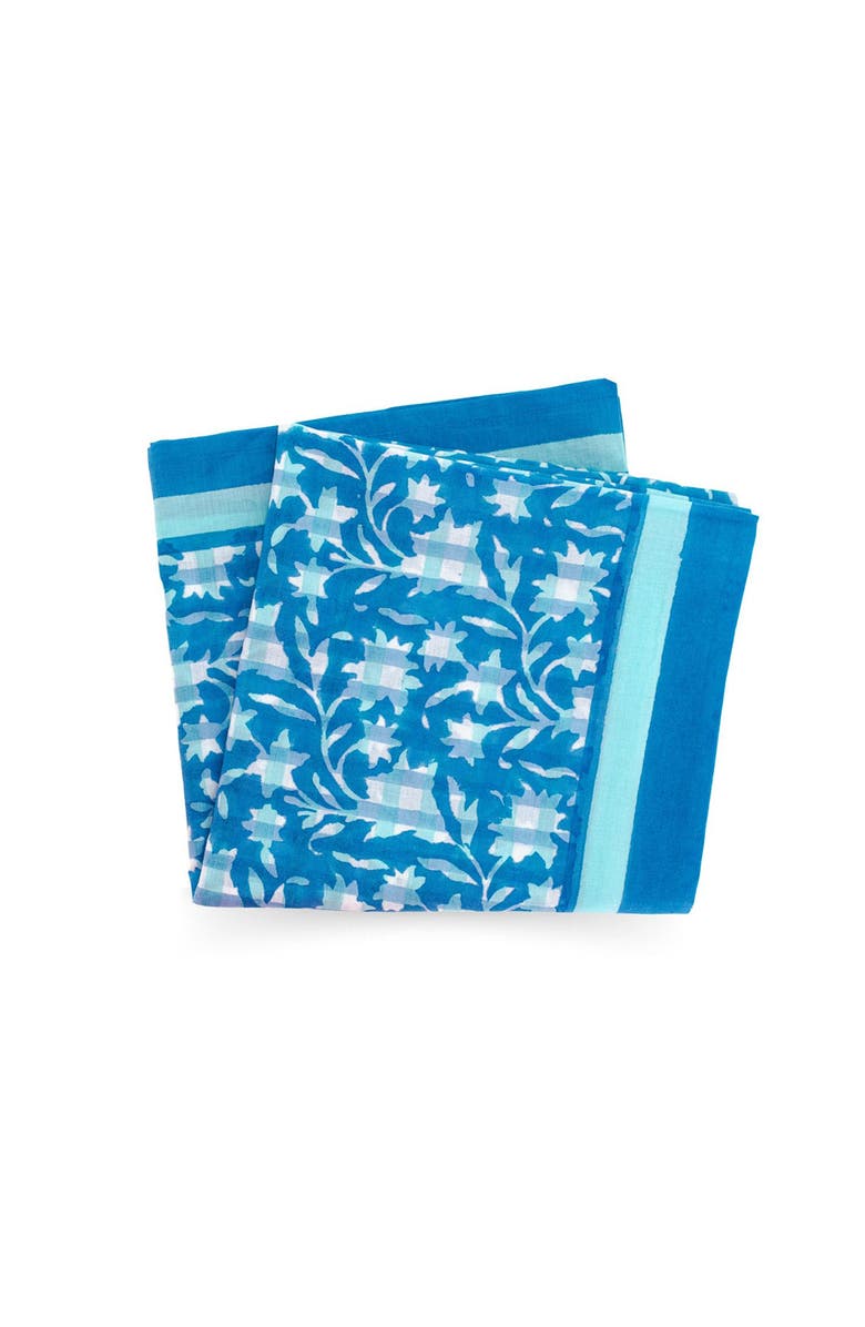 Inner Child Sana Organic Cotton Blockprint Scarf, Alternate, color, Multicolor