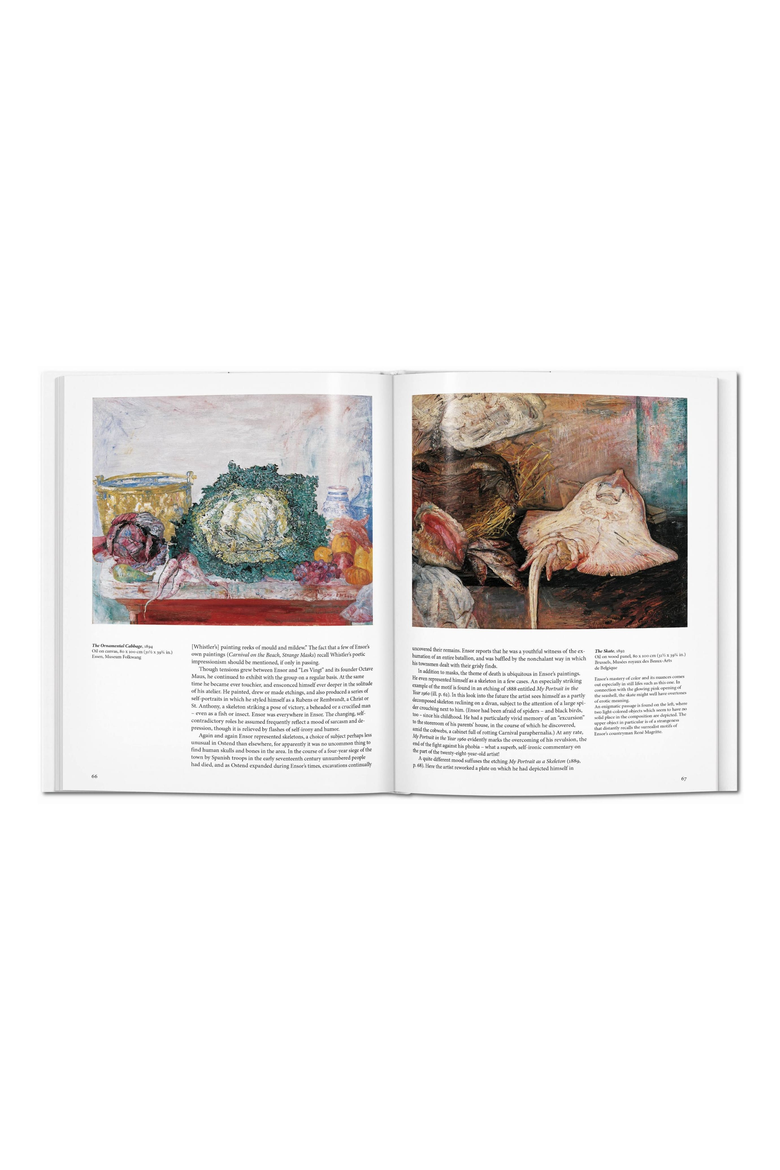 Ensor Art Book, Alternate, color, White