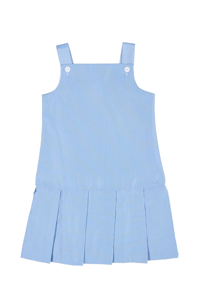 Florence Eiseman Junior Cord Dress With Flowers, Alternate, color, Light Blue