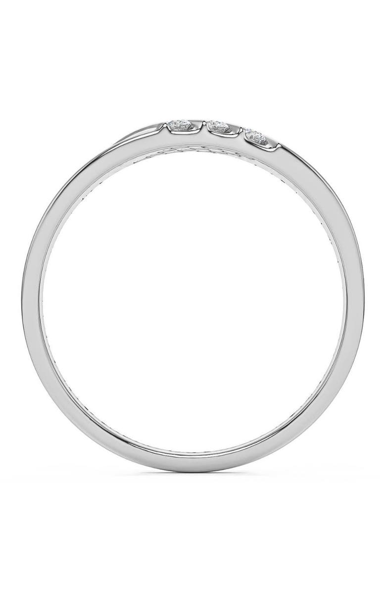 Bliss Diamond 1/5Ct Multi Row Men's Diamond Polished Gold Lightweigt Ring, Alternate, color, 10K White Gold