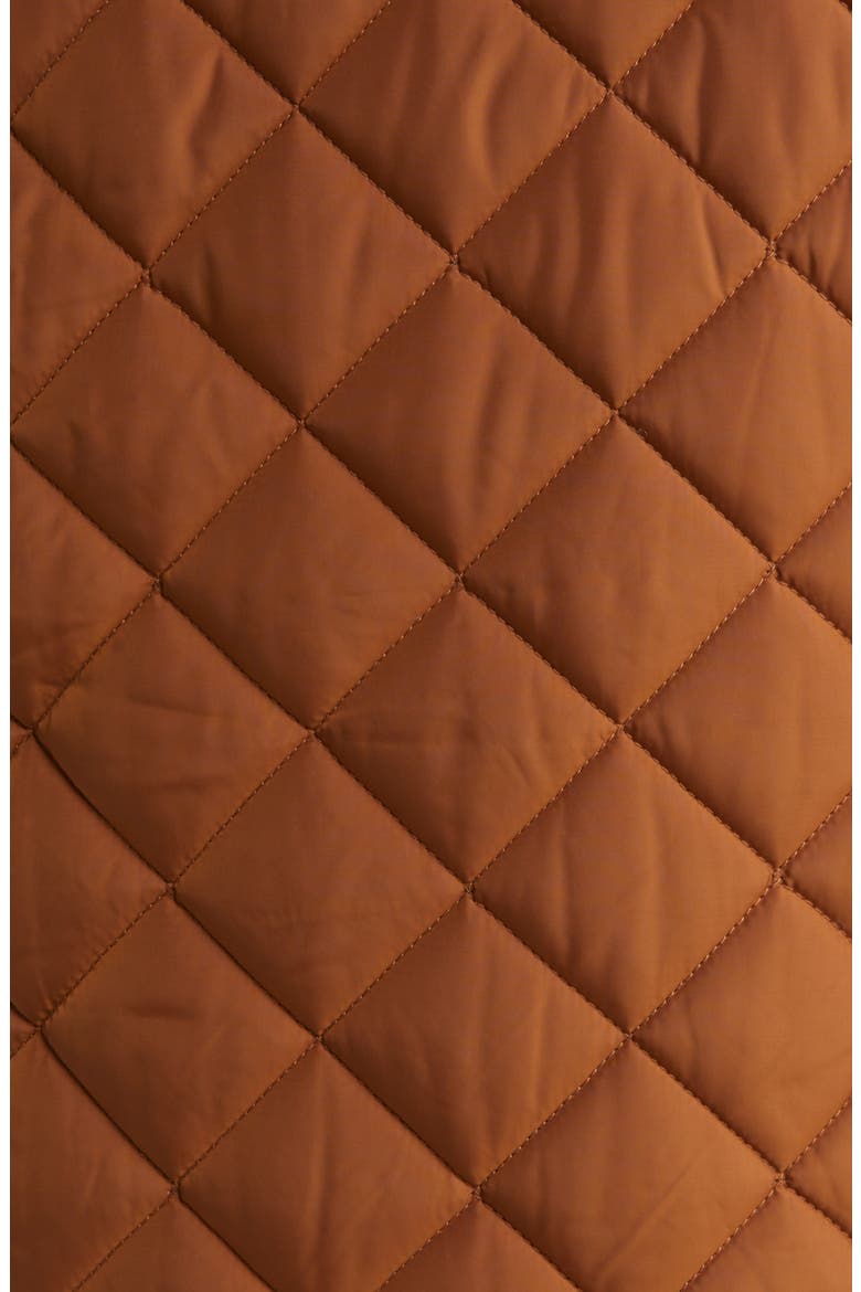 Chatham Longline Quilted Puffer Jacket, Alternate, color, RUST