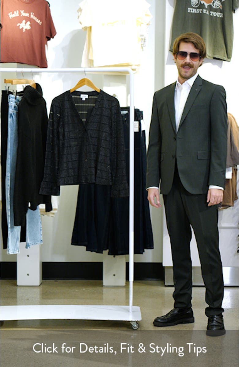 Metallic Rib Cardigan, sales video thumbnail