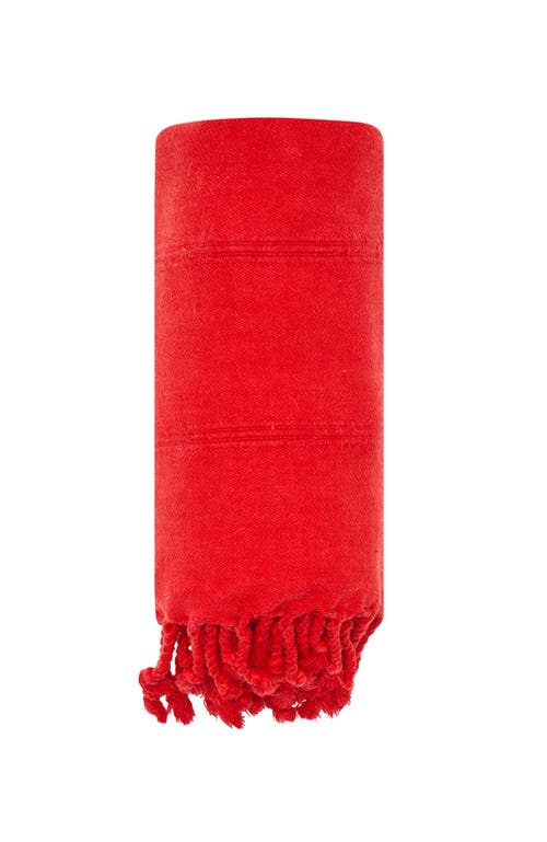 Sunkissed Sand Free Beach Towel In Positano Red