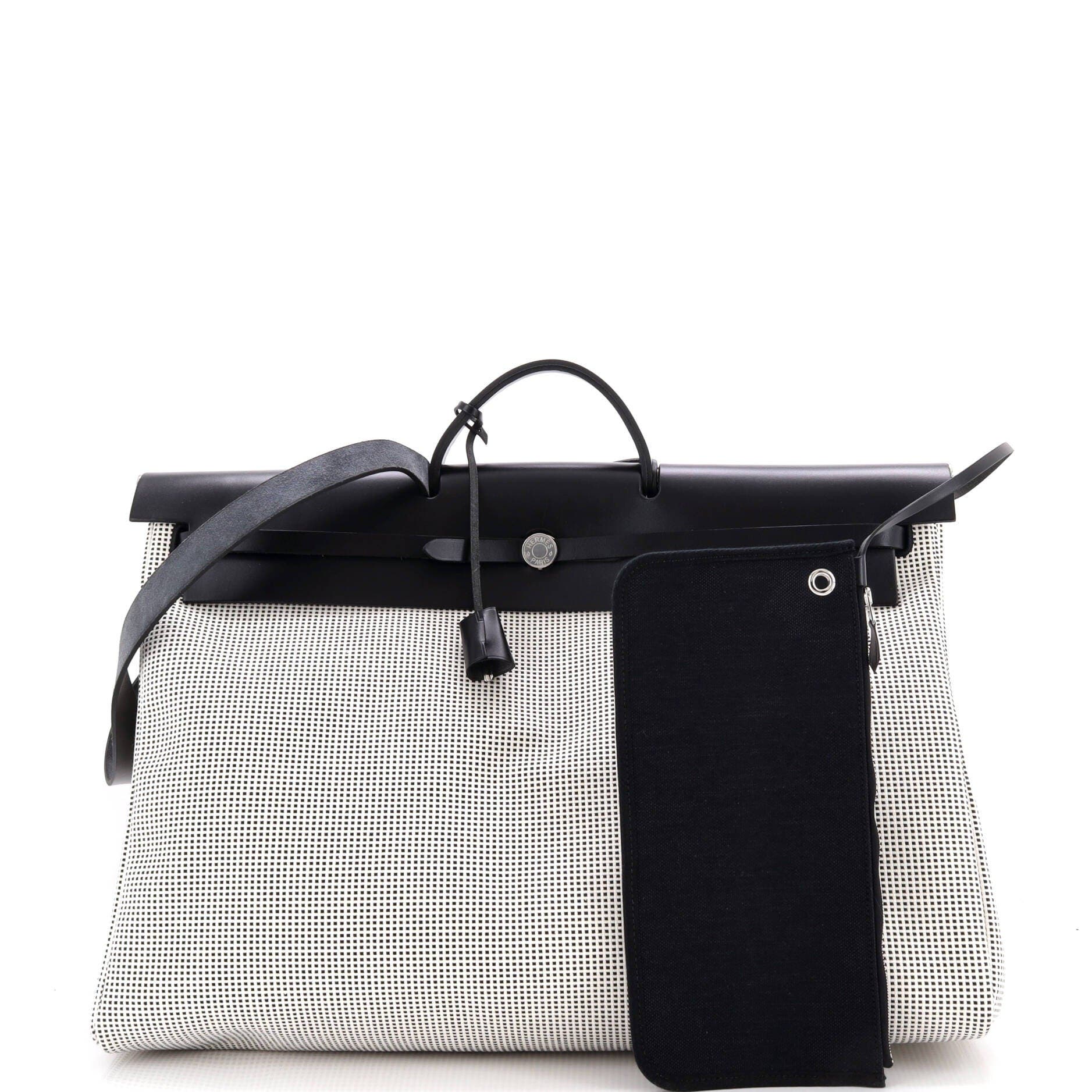 Herbag Cabine Criss Viking Toile and Leather, Alternate, color, Black