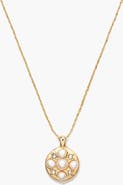 YOJ Stan Pearl Mini Pendant Necklace in Gold