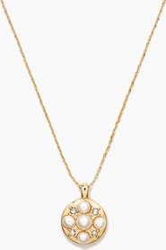 YOJ Stan Pearl Mini Pendant Necklace in Gold