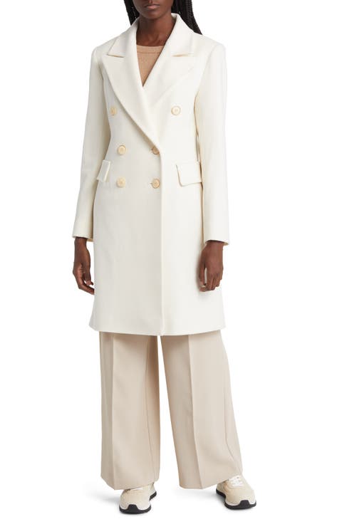 Women's White Wool & Wool-Blend Coats | Nordstrom Women's White Wool & Wool-Blend Coats | Nordstrom