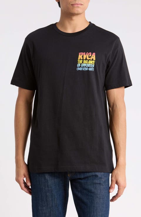 Screen Fade Cotton Graphic T-Shirt