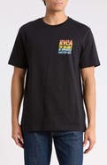 RVCA Screen Fade Cotton Graphic T-Shirt