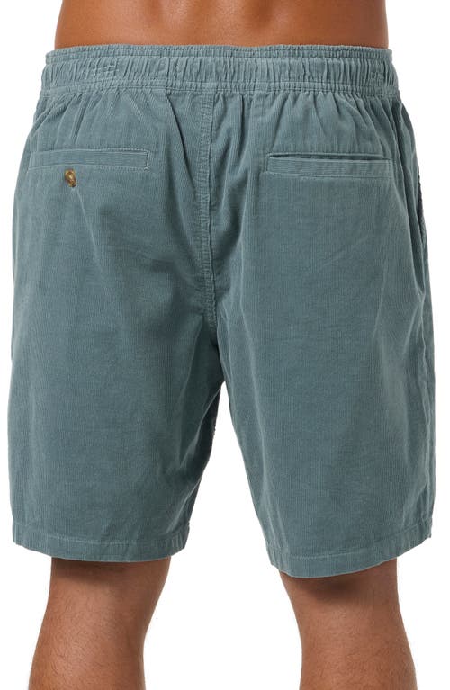 O'neill Stretch Corduroy Drawstring Shorts In Blue