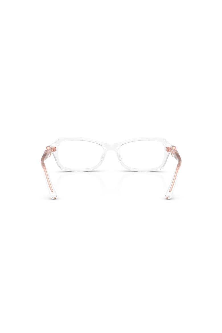 54mm Rectangle optical glasses, Alternate, color, Transparent