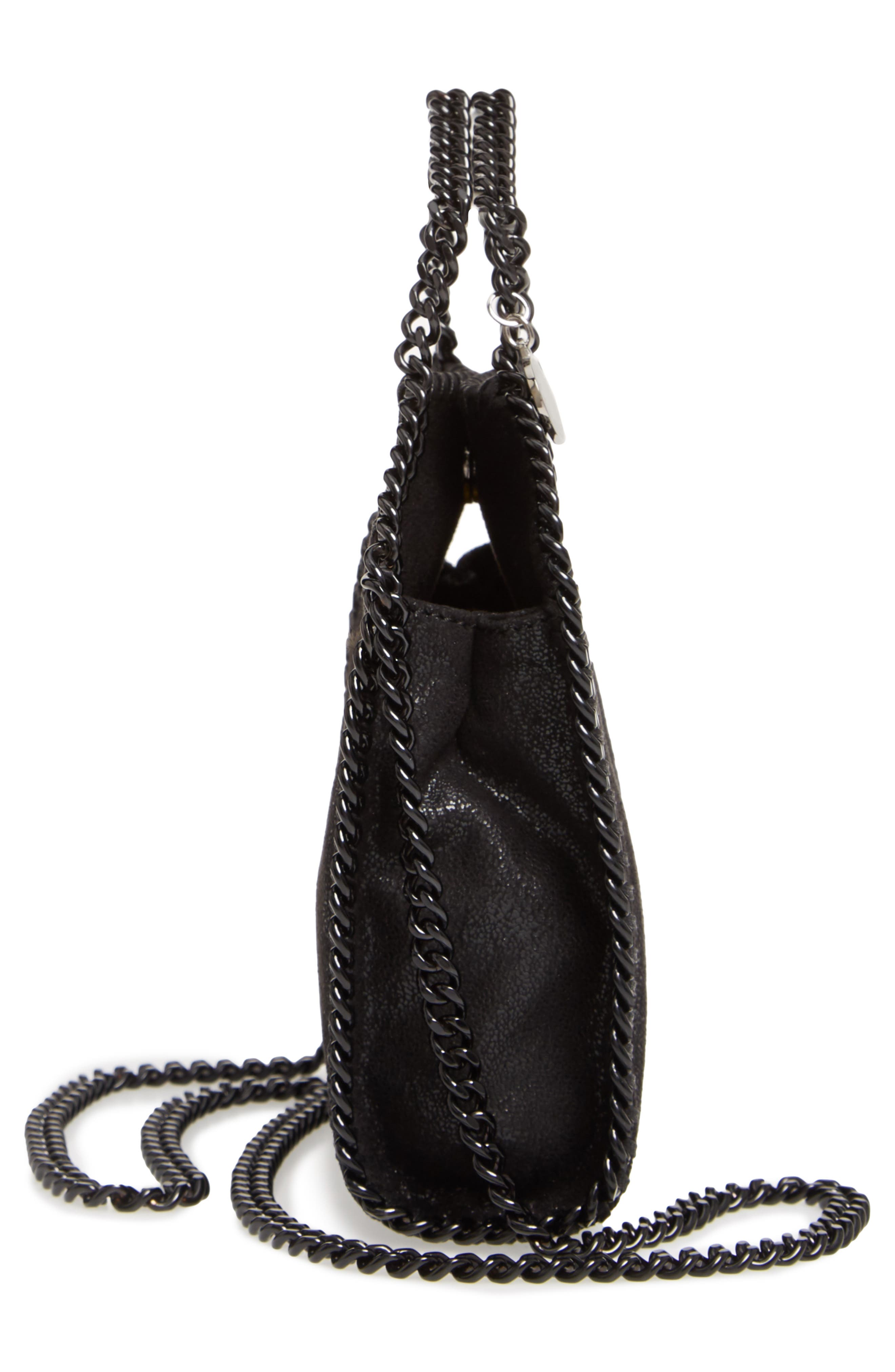 Stella McCartney Tiny Falabella Faux Leather Tote, Alternate, color, 