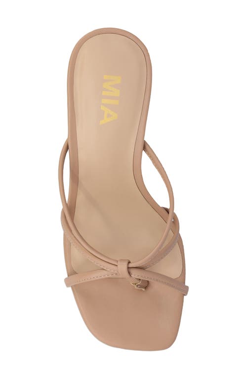 Mia Sybel Strappy Sandal In Nude