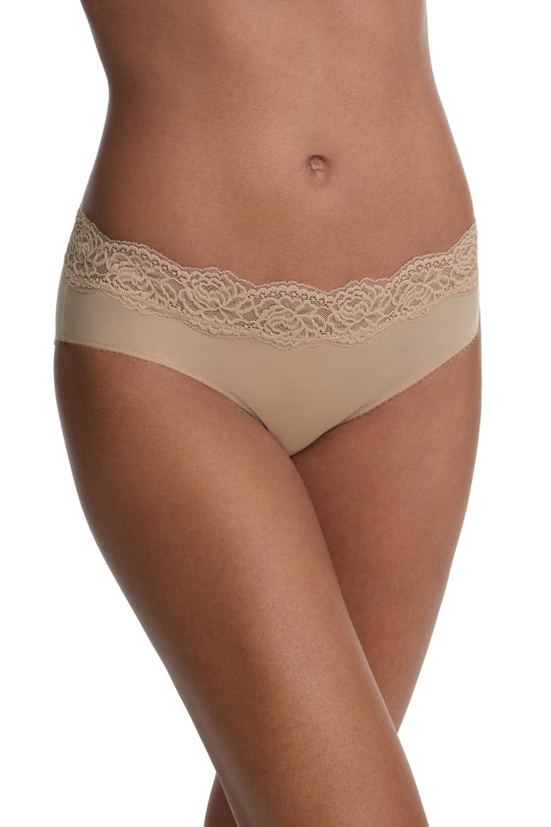 Divine Lace Trim Hipster 3-Pack, Alternate, color, Black/Black/Nylon