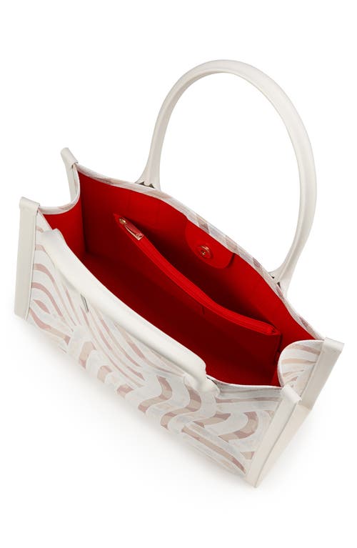 Christian Louboutin Small Nastroloubi Gaagal Print Canvas Tote