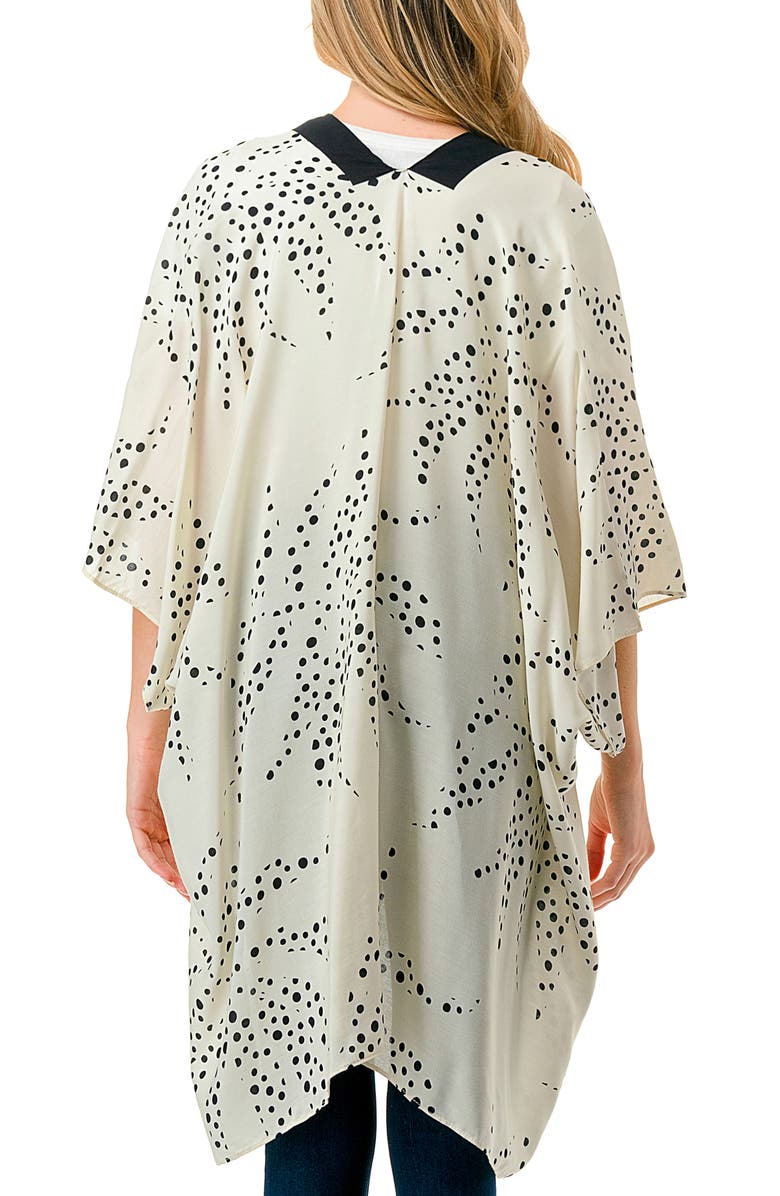 MARCUS ADLER Polka Dot Duster, Alternate, color, Ivory