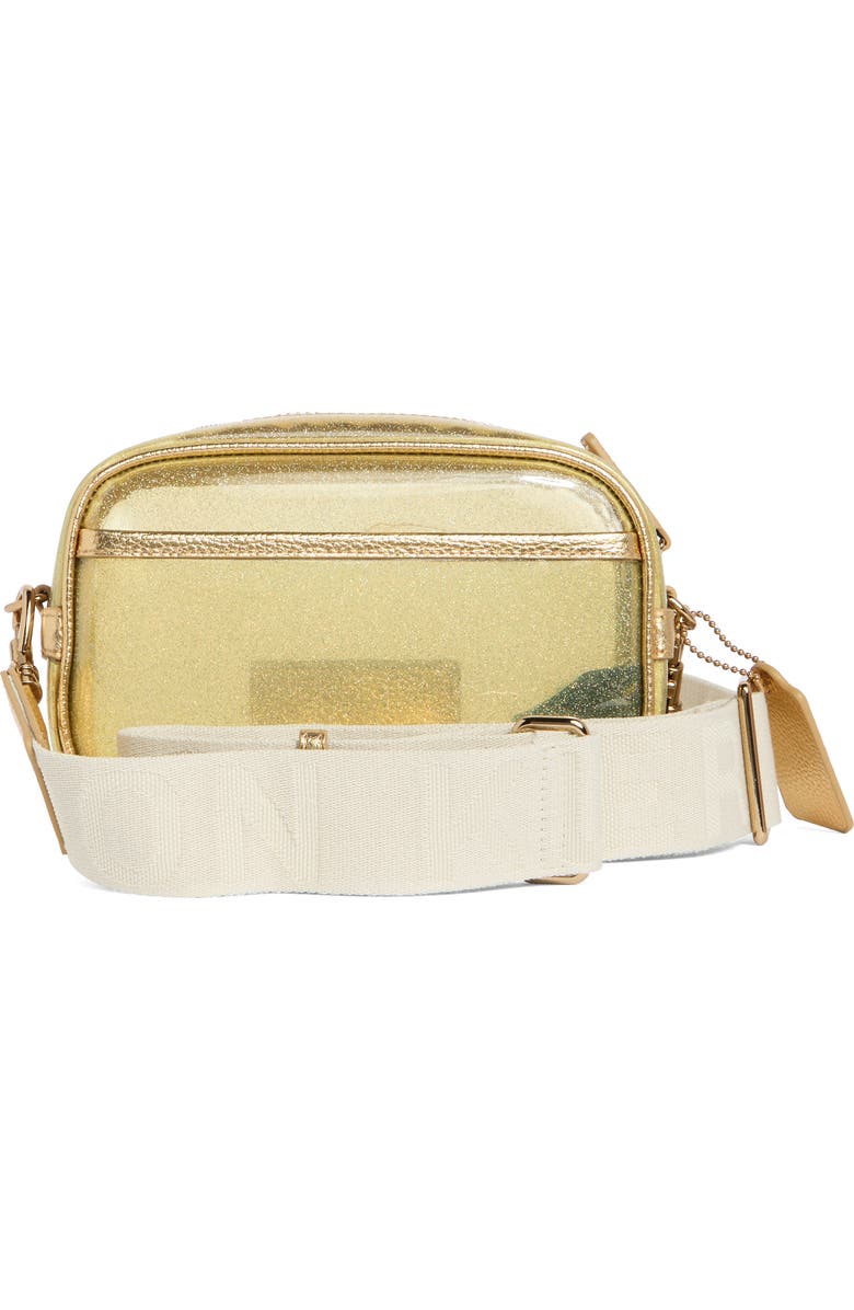 Kurt Geiger London Chiswick Vinyl Camera Crossbody Bag, Alternate, color, Gold