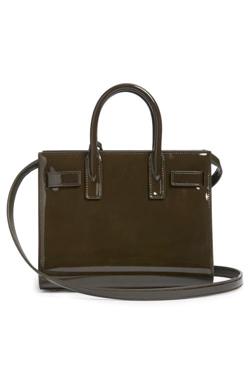 Saint Laurent Nano Sac De Jour Patent Leather Handbag