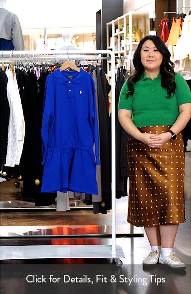 Kids' Knit Polo Dress, sales video thumbnail