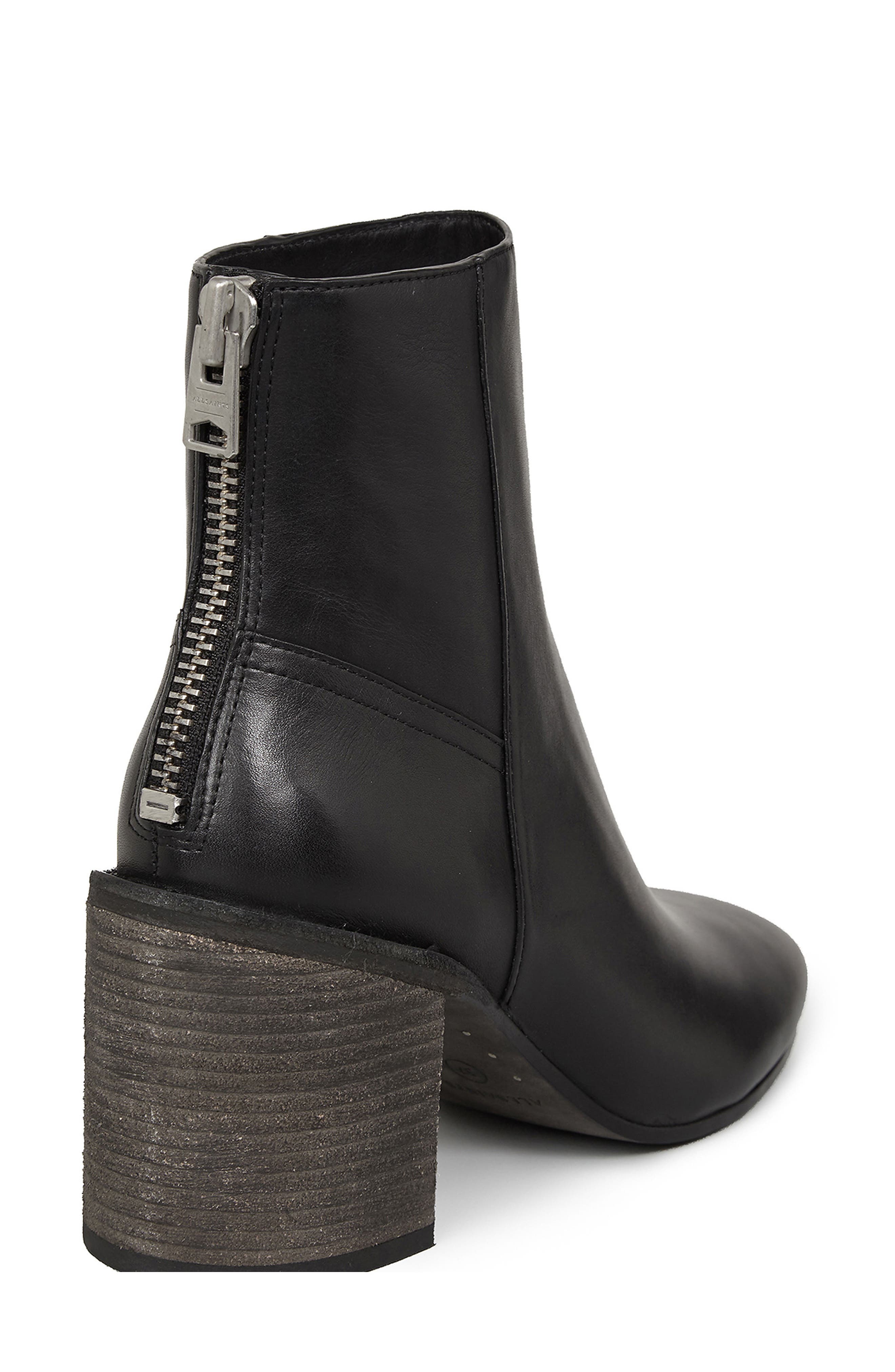 AllSaints Idella Block Heel Bootie, Alternate, color, 