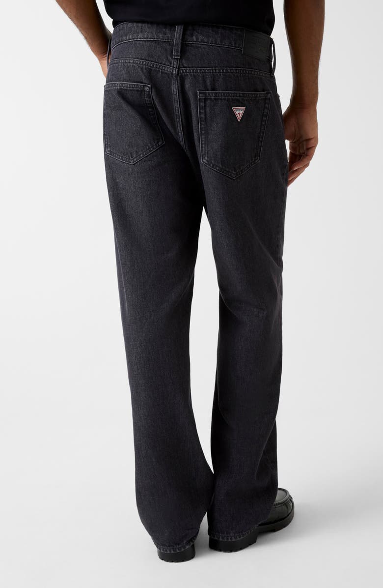 GUESS G16 Relaxed Straight Leg Jeans, Alternate, color, Vintage Black Wash