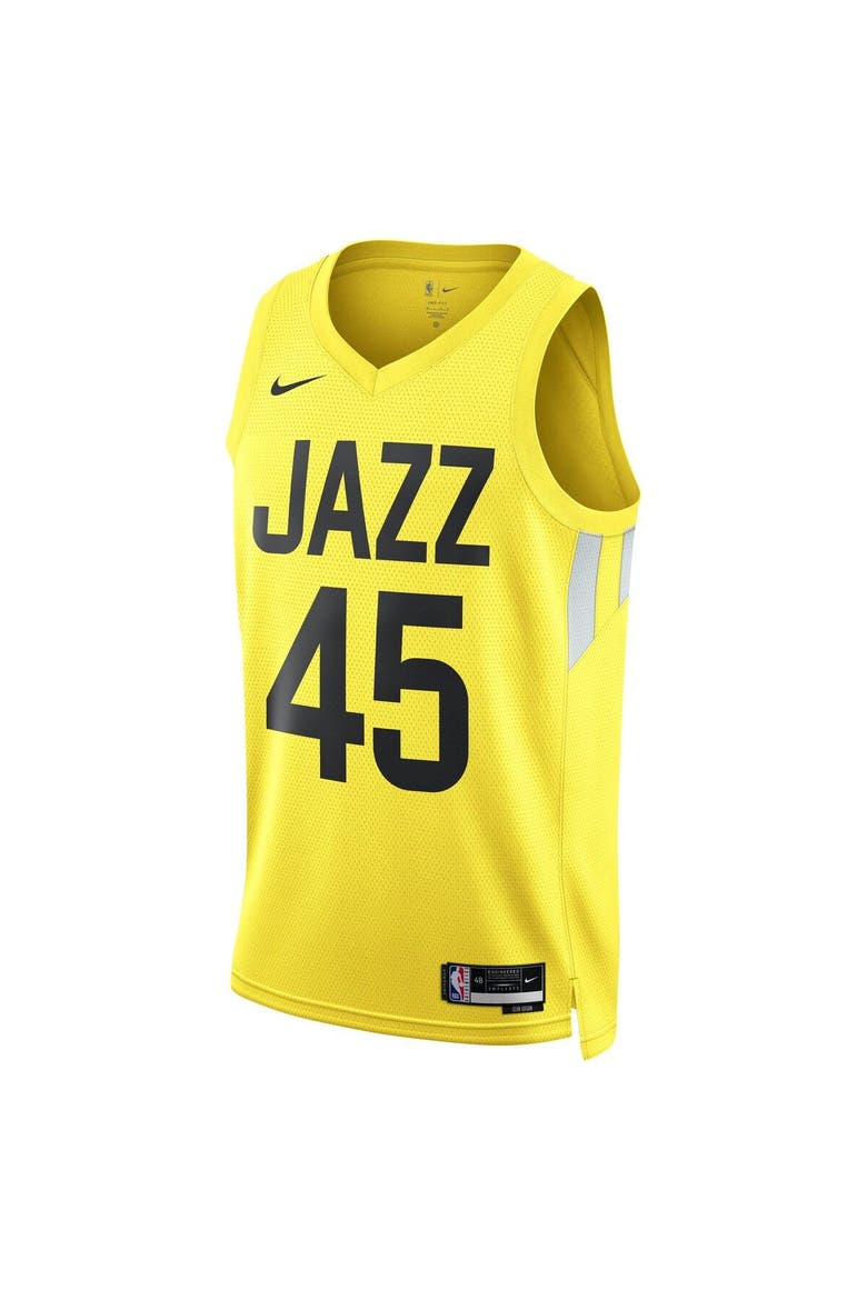 Unisex Nike Donovan Mitchell Gold Utah Jazz Swingman Jersey - Icon Edition, Alternate, color, Gold