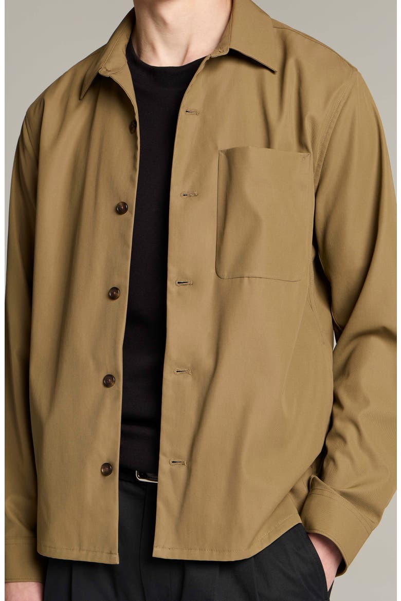 Bluff Button-Up Overshirt, Alternate, color, KALAMATA