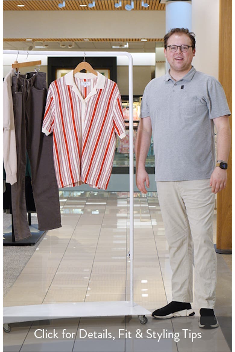 Ivy Stripe Knit Camp Shirt video