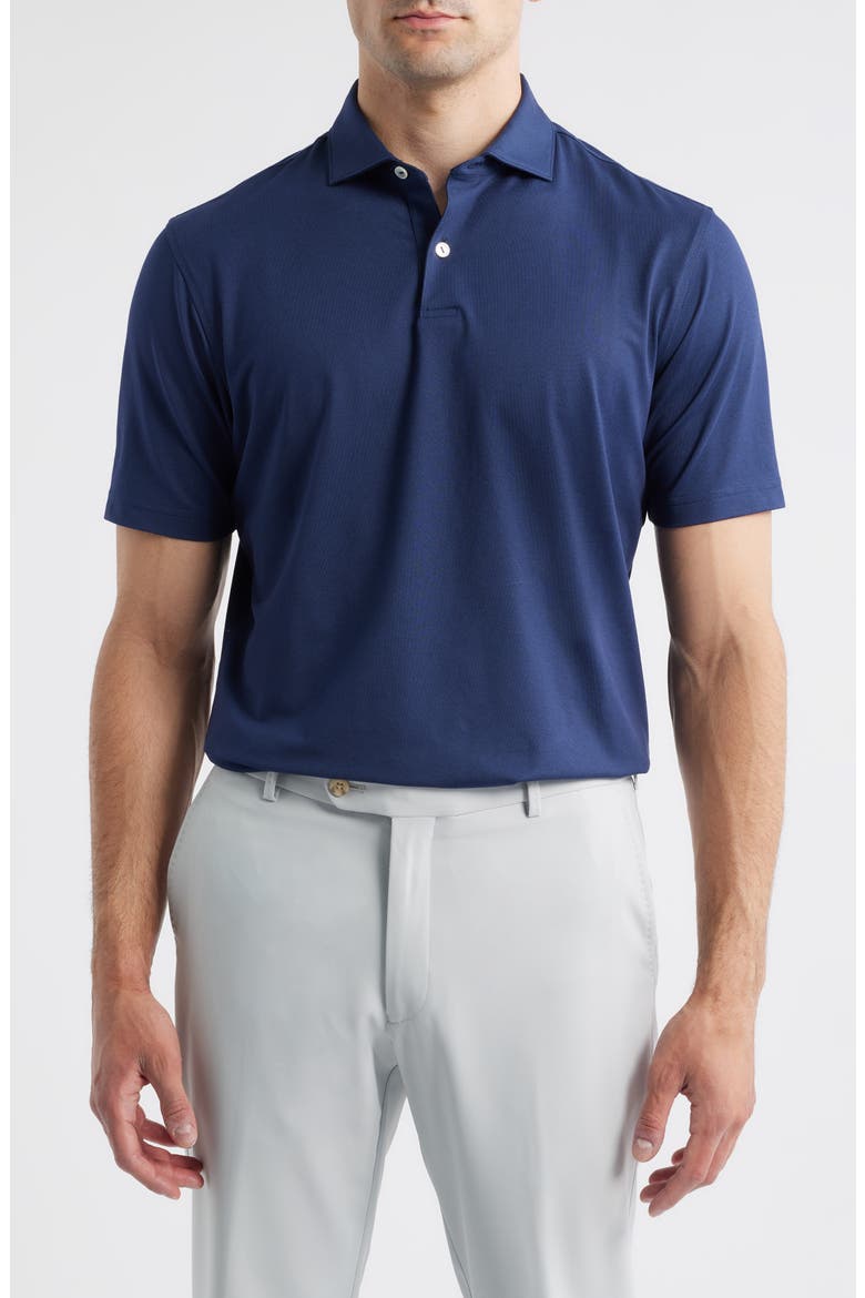 Crown Crafted Albatross Pima Cotton Blend Polo, Main, color, NAVY